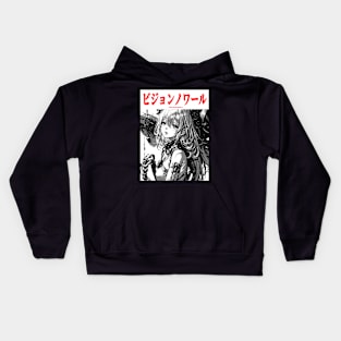 Cyberpunk Cyborg Girl Japanese Vaporwave Urban Aesthetic #2 Kids Hoodie